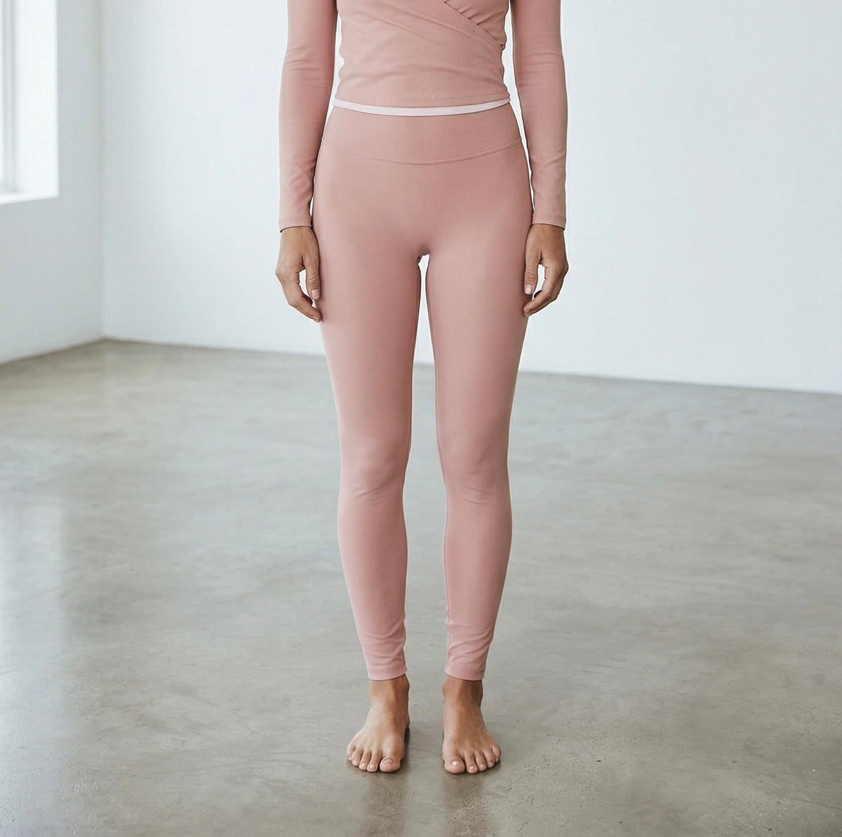 ÉTOILE COMPRESSION LEGGINGS - ROSE DUST