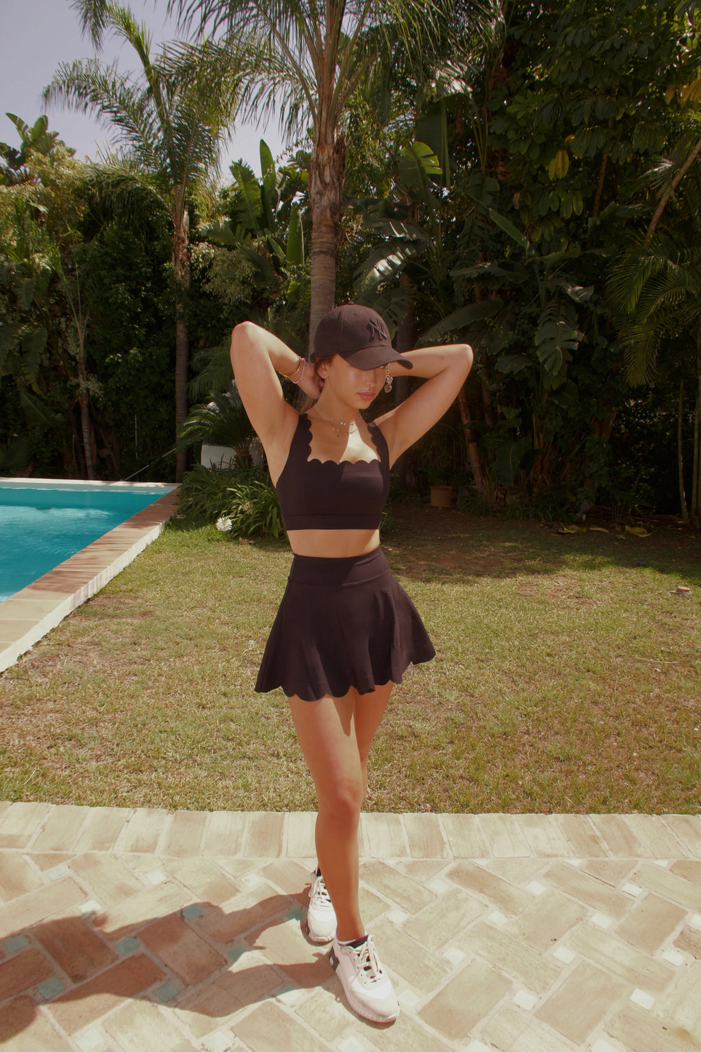 CLOUD HIGH WAIST TENNIS SKIRT