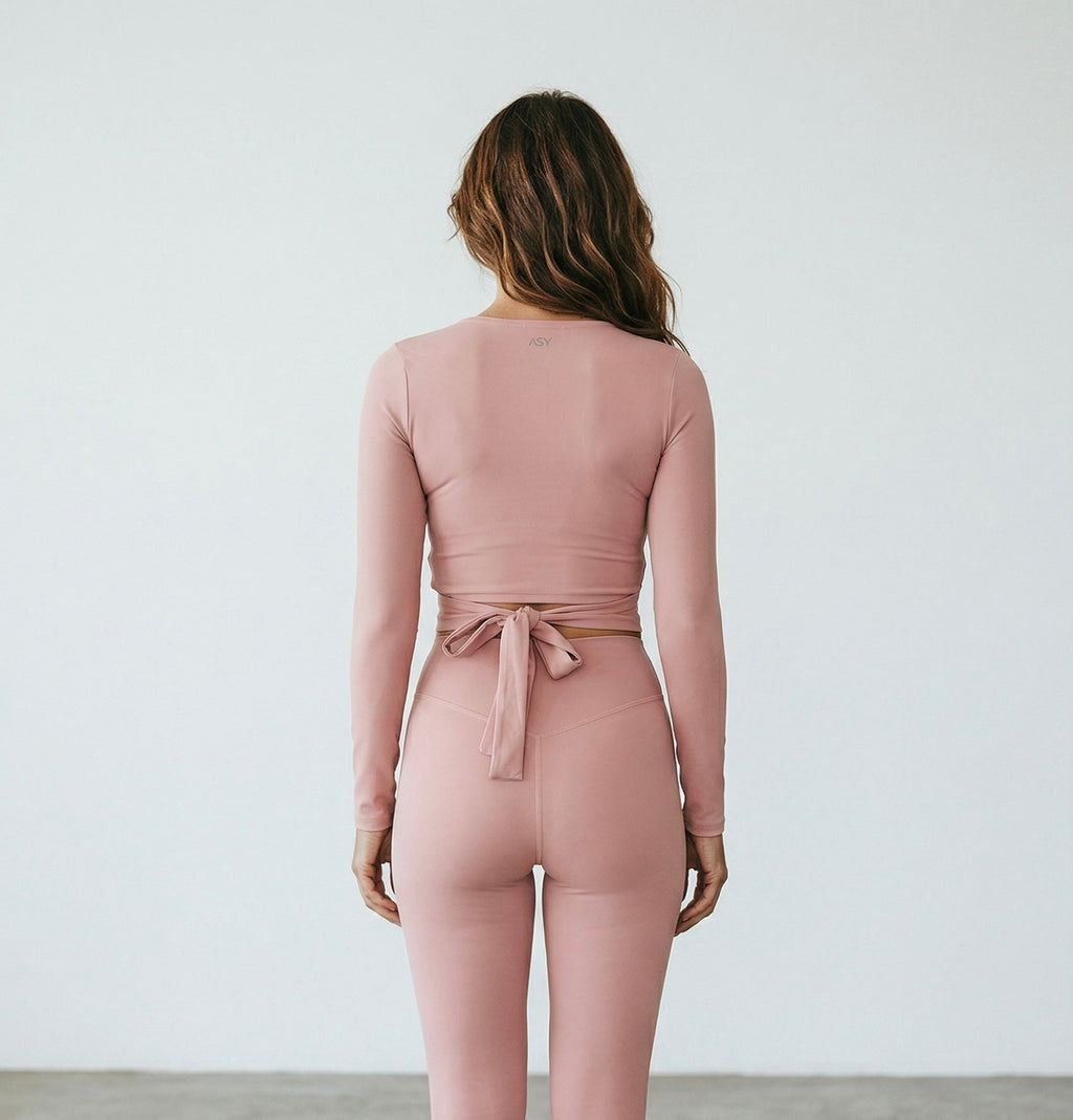 ÉTOILE WRAP TOP - ROSE DUST