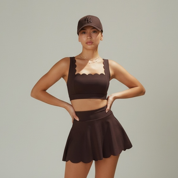 CLOUD HIGH WAIST TENNIS SKIRT